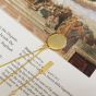 Collier fantaisie en argent sterling 925 avec pièce de monnaie ronde en or jaune
