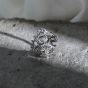 Fashion Hollow Tree Branch 925 Sterling Silver Adjustable Ring