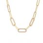 Casual Hollow CZ Chain 925 Sterling Silver Necklace