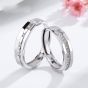 Обручальное кольцо Wedding CZ Lines из стерлингового серебра 925 пробы