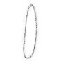 Vintage S Письмо Thail 925 Серебряное кольцо из ожерелья Мужчины 18 "20" 22 "24"