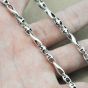 Vintage S Letter Thail 925 Sterling Silver Chain Necklace Hombres 18 "20" 22 "24"