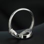 Мода Infinity White CZ Micro Setting 925 Серебряное кольцо