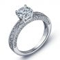 Anillo Princess Princess CZ Micro Setting 925 Sterling Silver Wedding Promise