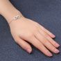 Bracelet blanc en argent opale 925 créé par Sweet Infinity