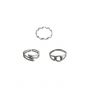 Регулируемое кольцо Fashion Wave Z Shape Knot из стерлингового серебра 925 пробы