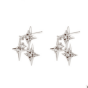 Party Shining Stars 925 Sterling Silver Stud Earrings