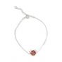 Holiday Fu Blessing Best Wish 925 Sterling Silver Bracelet