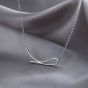 Simple Irregular Geometry 925 Sterling Silver Necklace