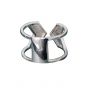 Fashion Arrow 925 Sterling Silver Wide Adjustable Ring