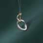 Модное ожерелье из стерлингового серебра 925 пробы