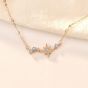 Beautiful CZ Stars Milky Way 925 Sterling Silver Necklace