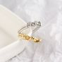 Casual Twisted Knot 925 Sterling Silver Adjustable Ring
