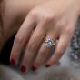 Masculine Simple Round CZ 925 Sterling Silver Ring