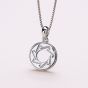 Fashion nable Simple Hollow circle 925 Sterling Silver Pendant
