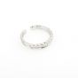 Fashion Twisted Double Layer 925 Sterling Silver Adjustable Ring
