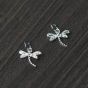 Simple Small Dragonfly 925 Sterling Silver DIY Charm