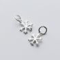 Trendy Snowflake Winter 925 Silver DIY Charm