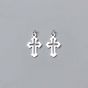 Simple Hollow Cross 925 Sterling Silver DIY Charm