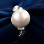 Fashion Waves Shell Pearl CZ 925 Sterling Silver Adjustable Ring