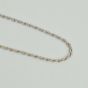 Simple 925 Sterling Silver Adjustable Rope Chain