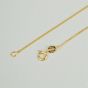Simple Yellow Gold S Chain 925 Sterling Silver Necklace