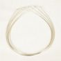 Simple 1mm 925 Sterling Silver Collar Necklace
