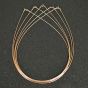 Fashion Rose Gold 925 Sterling Silver Collar Necklace