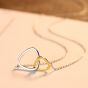 Simple Triangular Loop 925 Sterling Silver Necklace