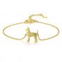 Bracelet en argent sterling CZ 925 Smart Animal Dog