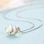 Gift Pine Tree Boat 925 Sterling Silver Necklace