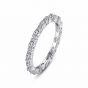 Office Oval CZ 925 Sterling Silver Ring