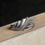 Modern Dragon Wings 925 Sterling Silver Adjustable Ring