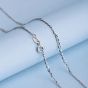 Flat Link Cable Sterling Silver Chain 925 Sterling Silver 16" 18"