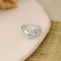 Office Knot Simple 925 Sterling Silver Adjustable Ring