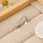 Casual Helix Twisted 925 Sterling Silver Adjustable Ring