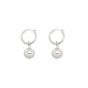 Simple Round Ball 925 Sterling Silver Stud Earrings