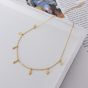 Party Mini Warerdrops 925 Sterling Silver Choker Necklace