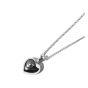 Honey Moon Double Heart Love 925 Sterling Silver Necklace