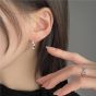 Hot U Shape Letters 925 Sterling Silver Stud Earrings