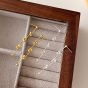 Elegant Stick Beads Tassels 925 Sterling Silver Dangling Earrings