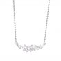 Honey Moon CZ Ear of Wheat 925 Sterling Silver Necklace