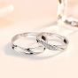 Wedding Fall in Love  CZ 925 Sterling Silver Adjustable Promise Ring
