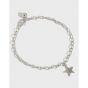 Office Rolo Chain Star 925 Sterling Silver Bracelet