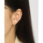Minimalist Mobius Twisted New 925 Sterling Silver Non-Pierced Earring(Single)