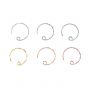 Simple Twisted Circle 925 Sterling Silver Earring Hooks