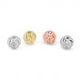New Round Hollow 925 Sterling Silver DIY Beads