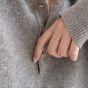 Women Seven Mini Heart 925 Sterling Silver Adjustable Ring