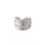 Fashion Simple Irregular River 925 Sterling Silver Non-Pierced Earring(Single)