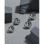 Minimalist Hearts Love 925 Sterling Silver Hoop Earrings